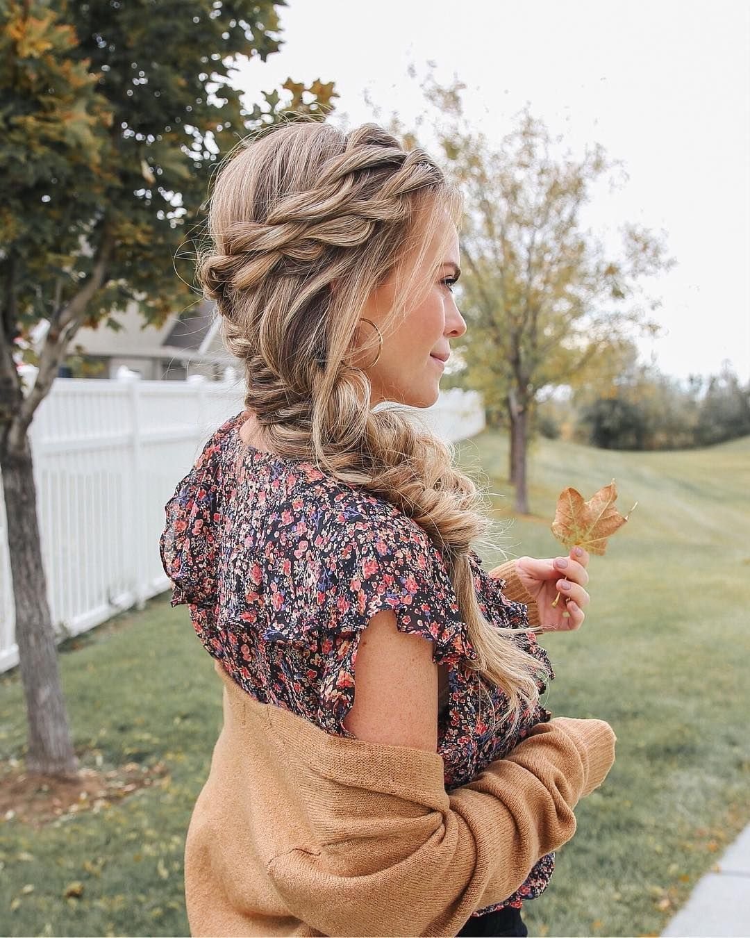 Коса на бок