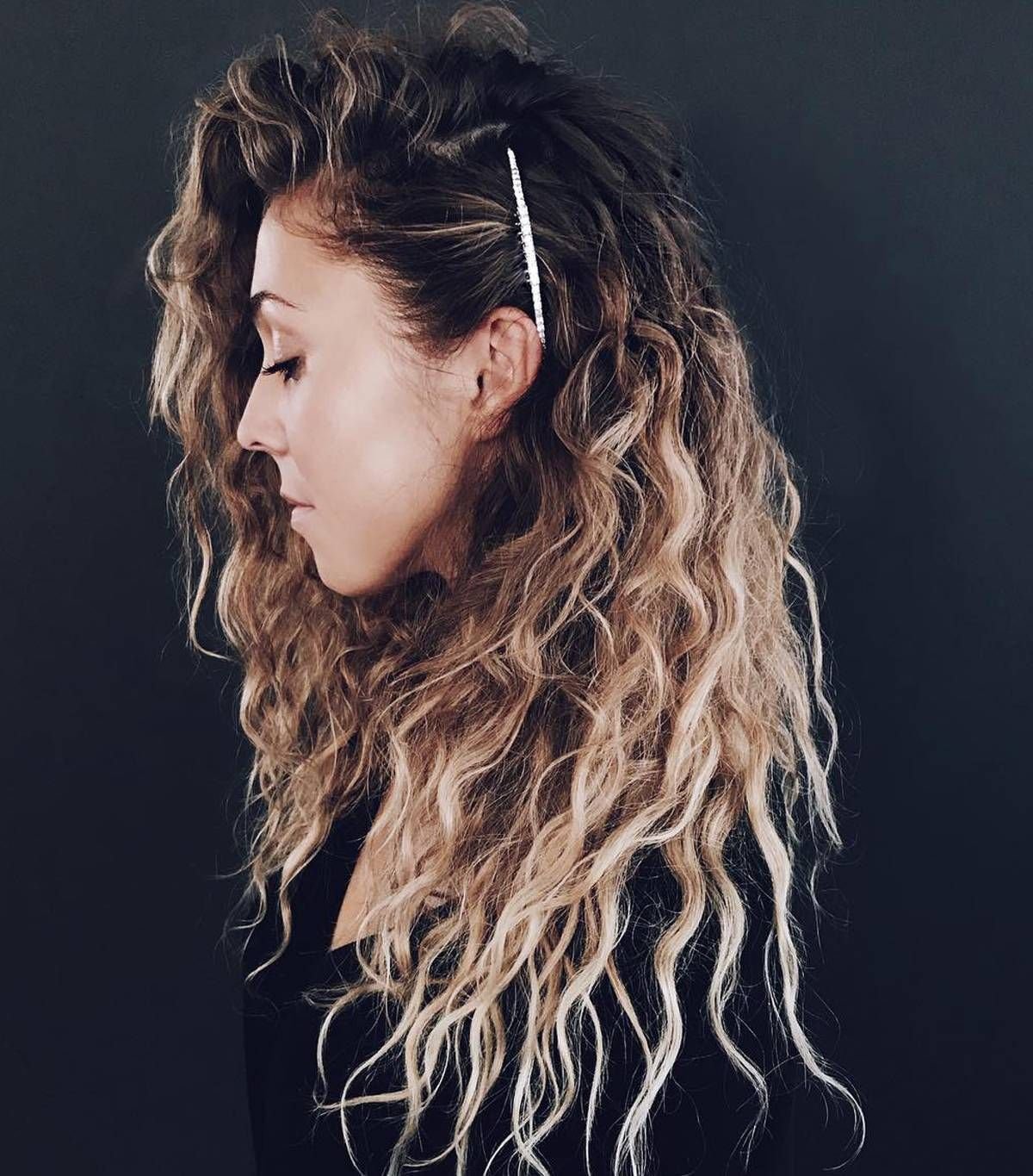 Волны после косичек