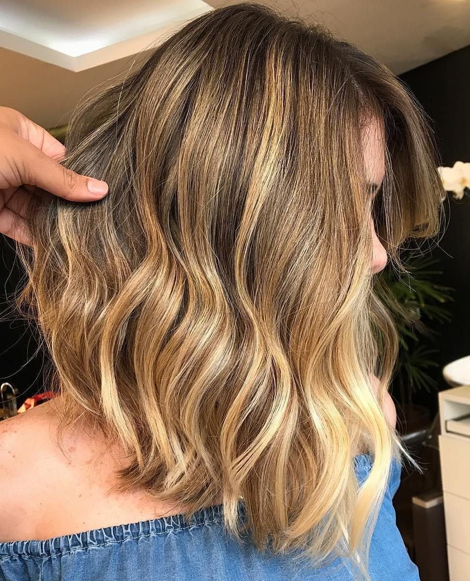 Мелирование на золотистые волосы