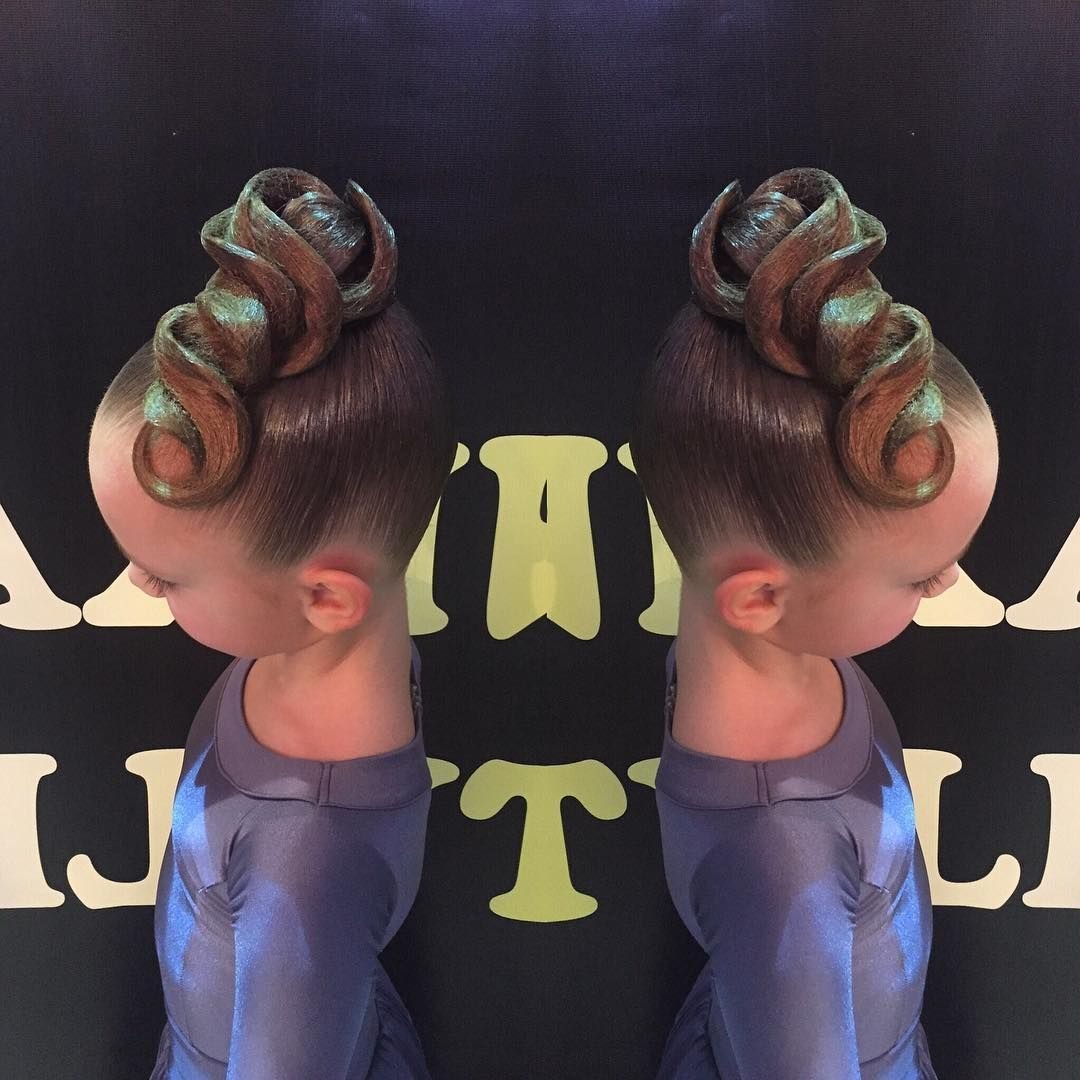 Пучок для бальных танцев для девочек