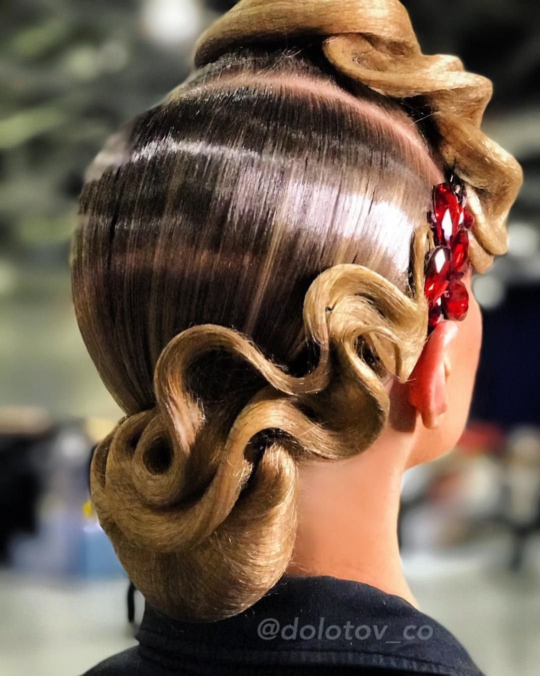 Прически для бальных танцев