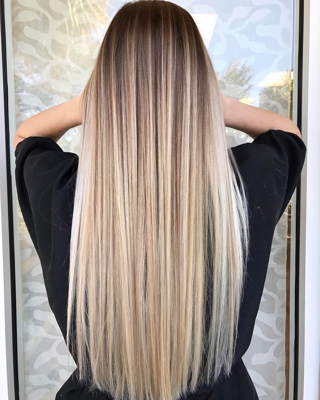 Мелирование на длинные волосы