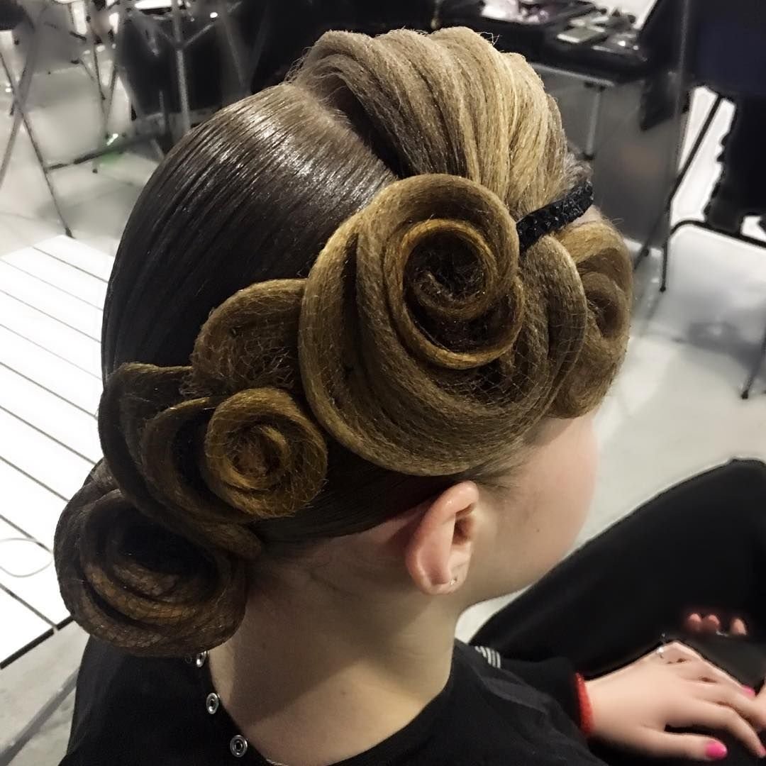 Прически для бальных танцев