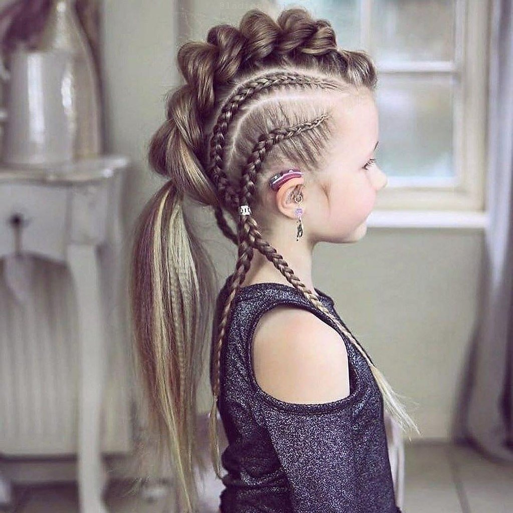 Прическа коса для бальных танцев