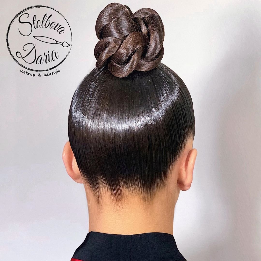 Причёски для бальных танцев для девочек