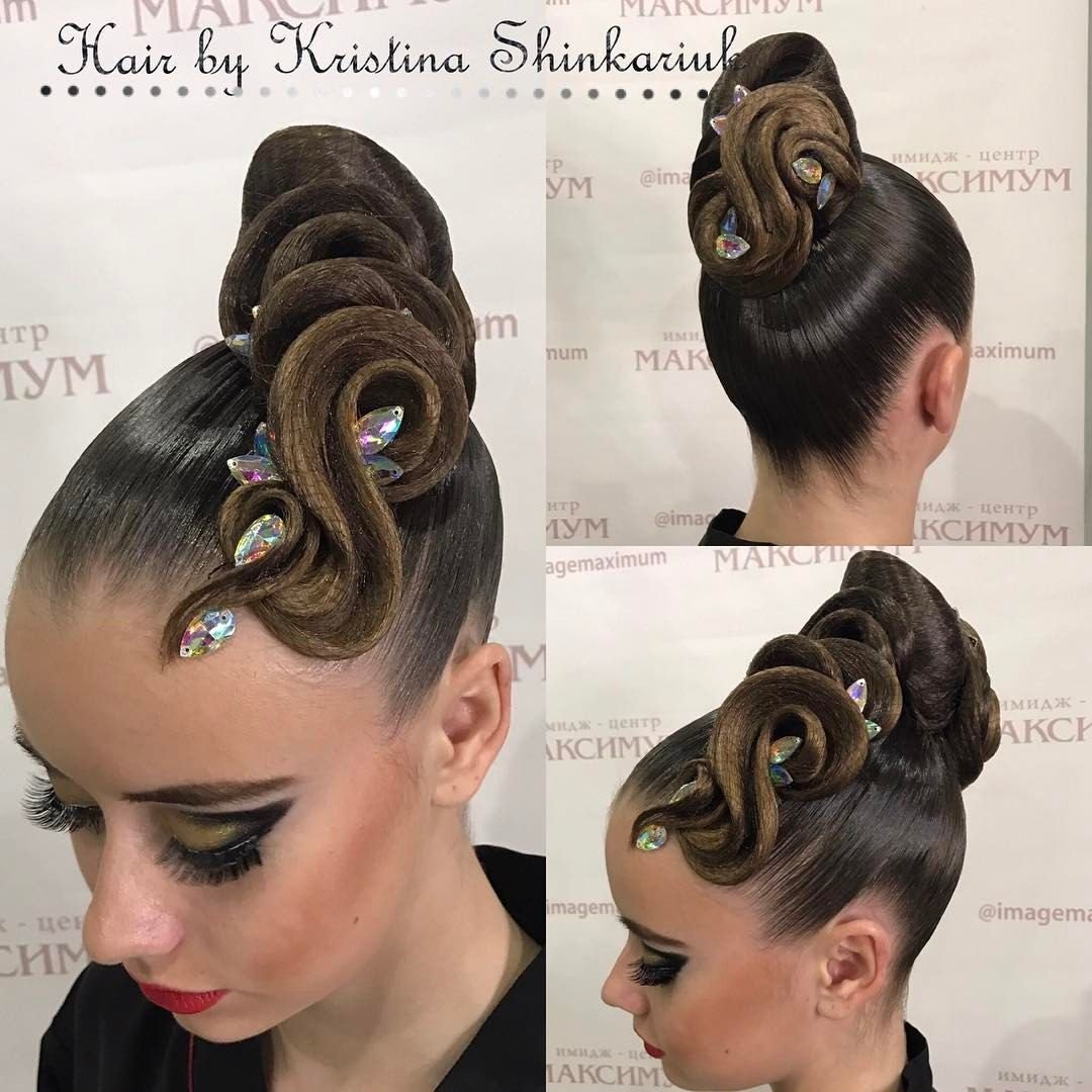 Прически для бальных танцев