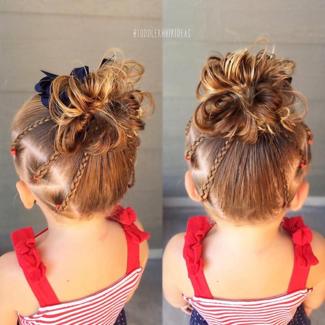 Бальные прически для девочек