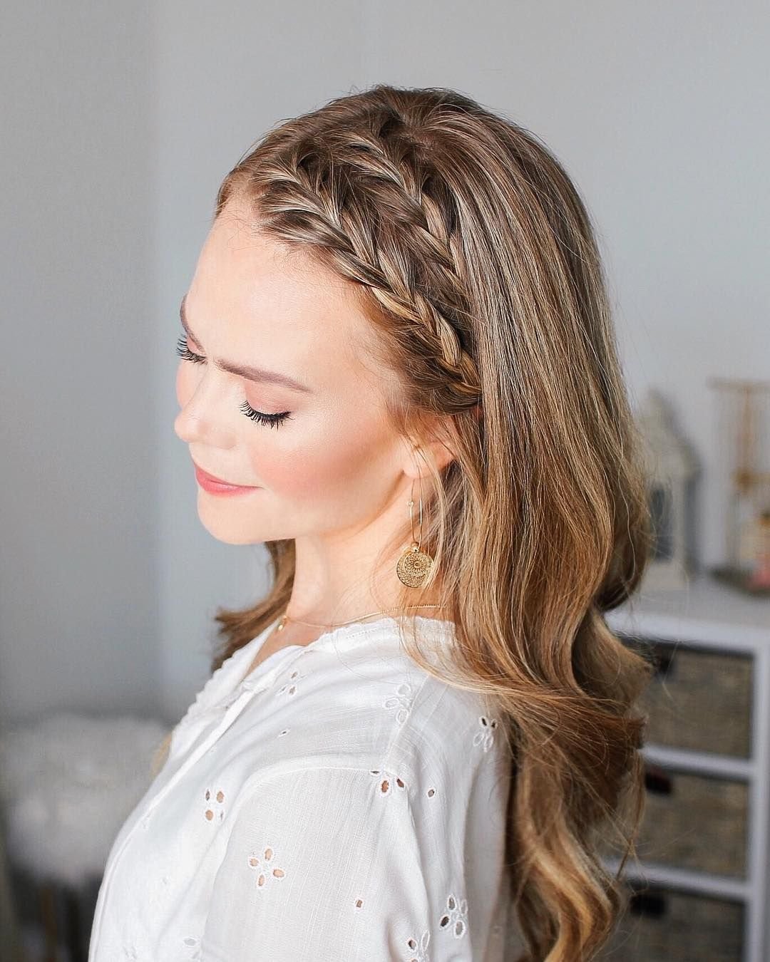 Ободок из волос для девочки