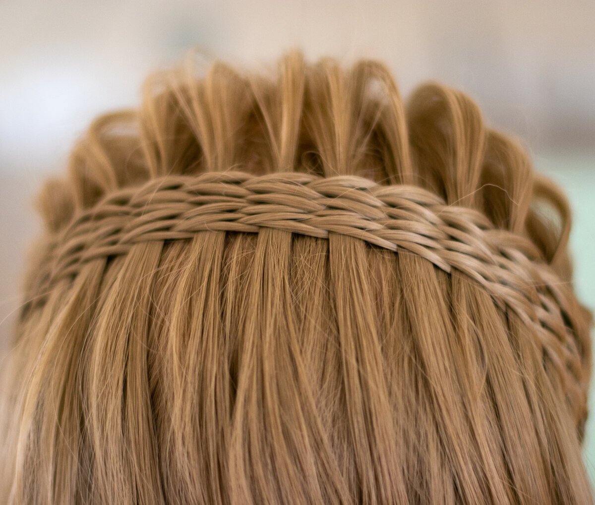 Французская коса ободок