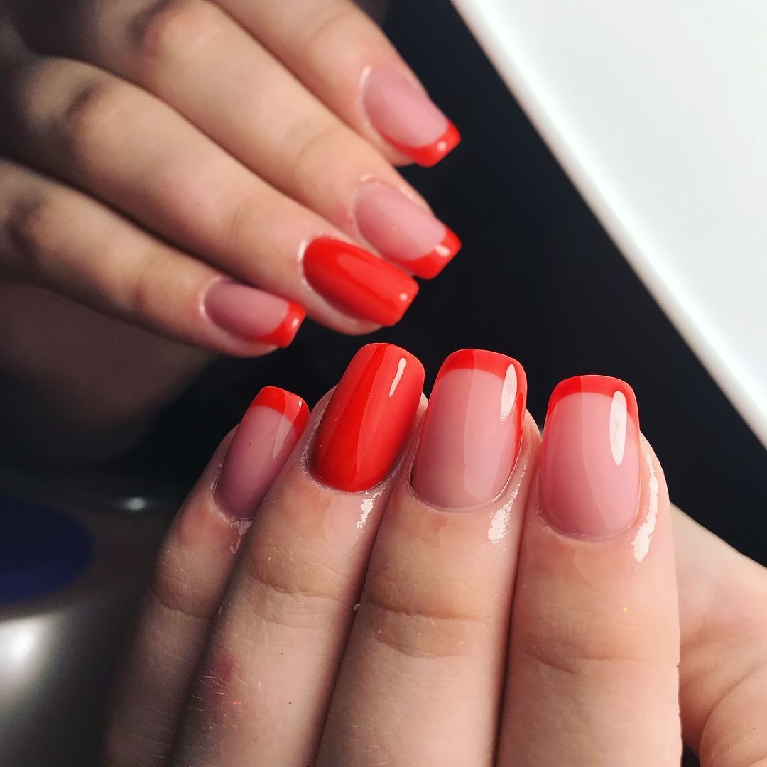 Шеллак 2022 красный френч