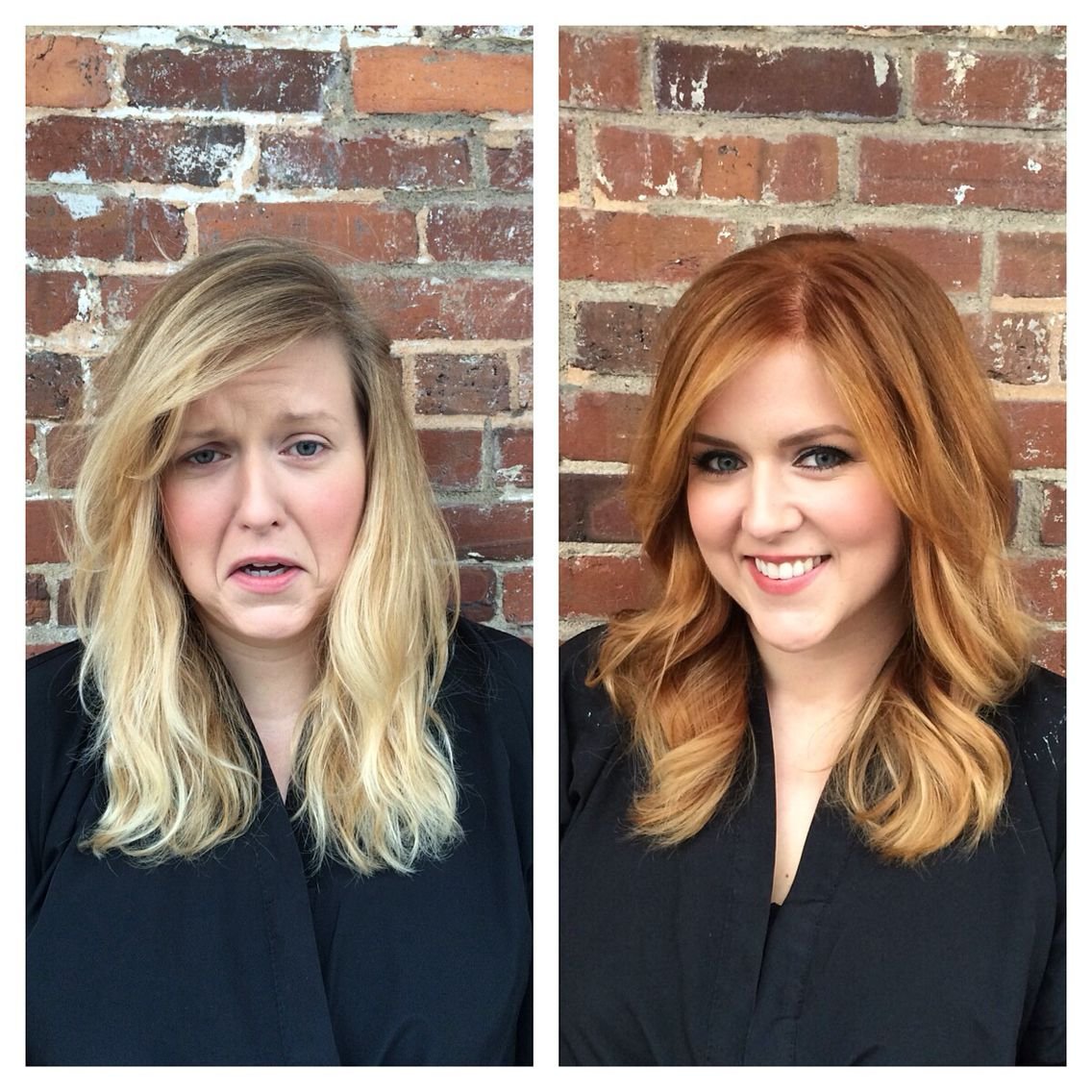 Из блондинки в рыжую