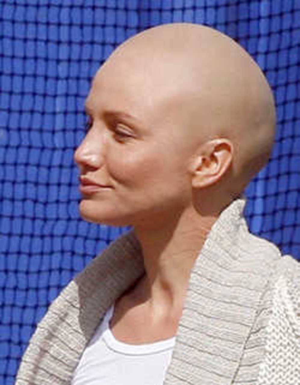 Длинные волосы наголо