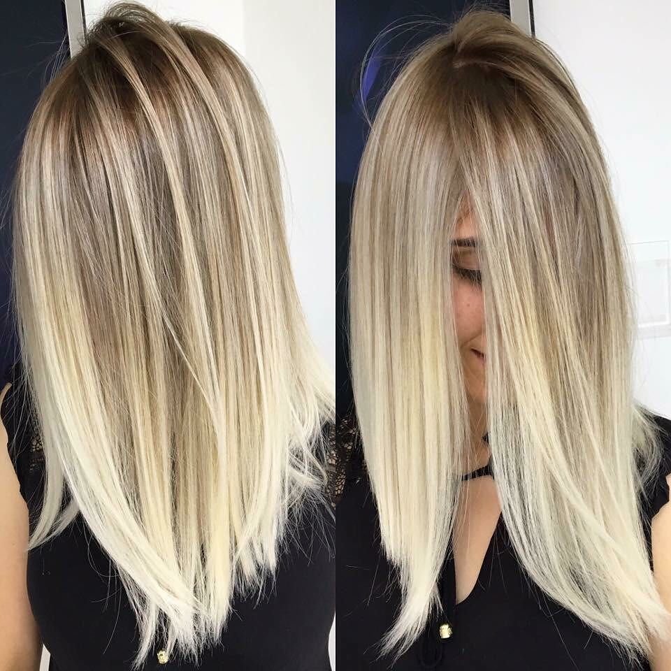 Растяжка волос на средние волосы