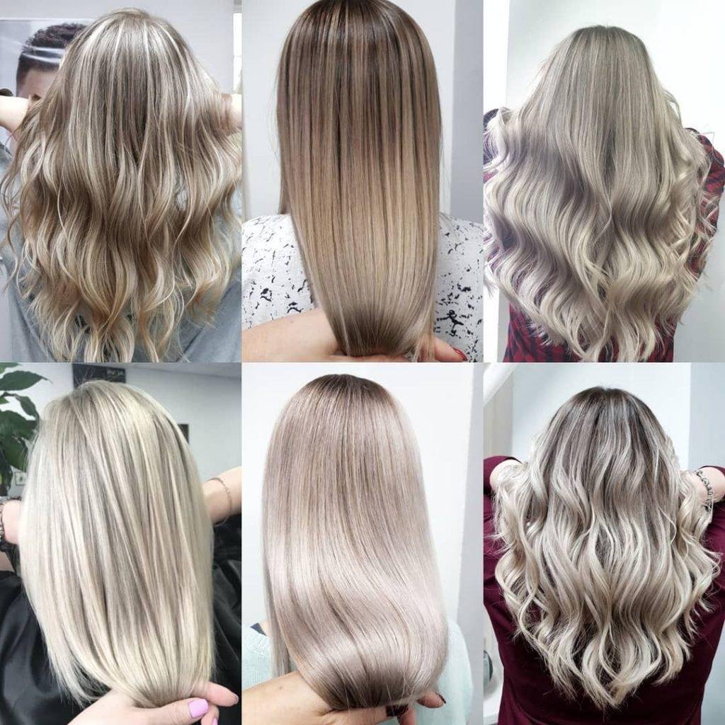 Окрашивание растяжка цвета