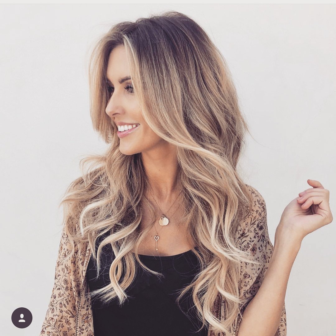 Балаяж со светлыми корнями