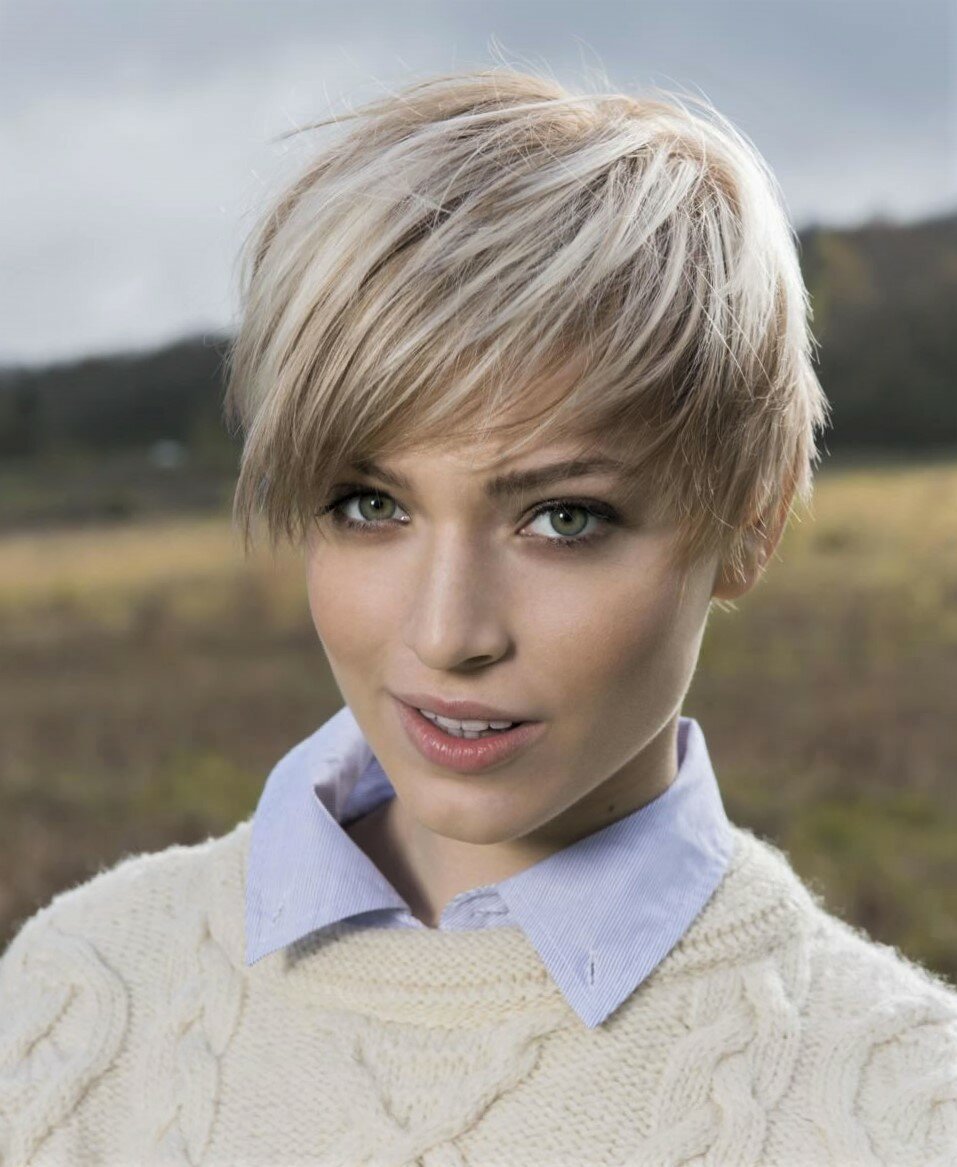 Боб каре с ультракороткой челкой