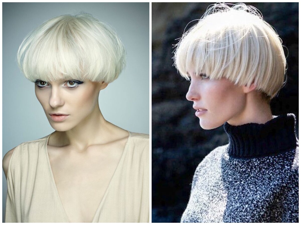 Треугольная челка