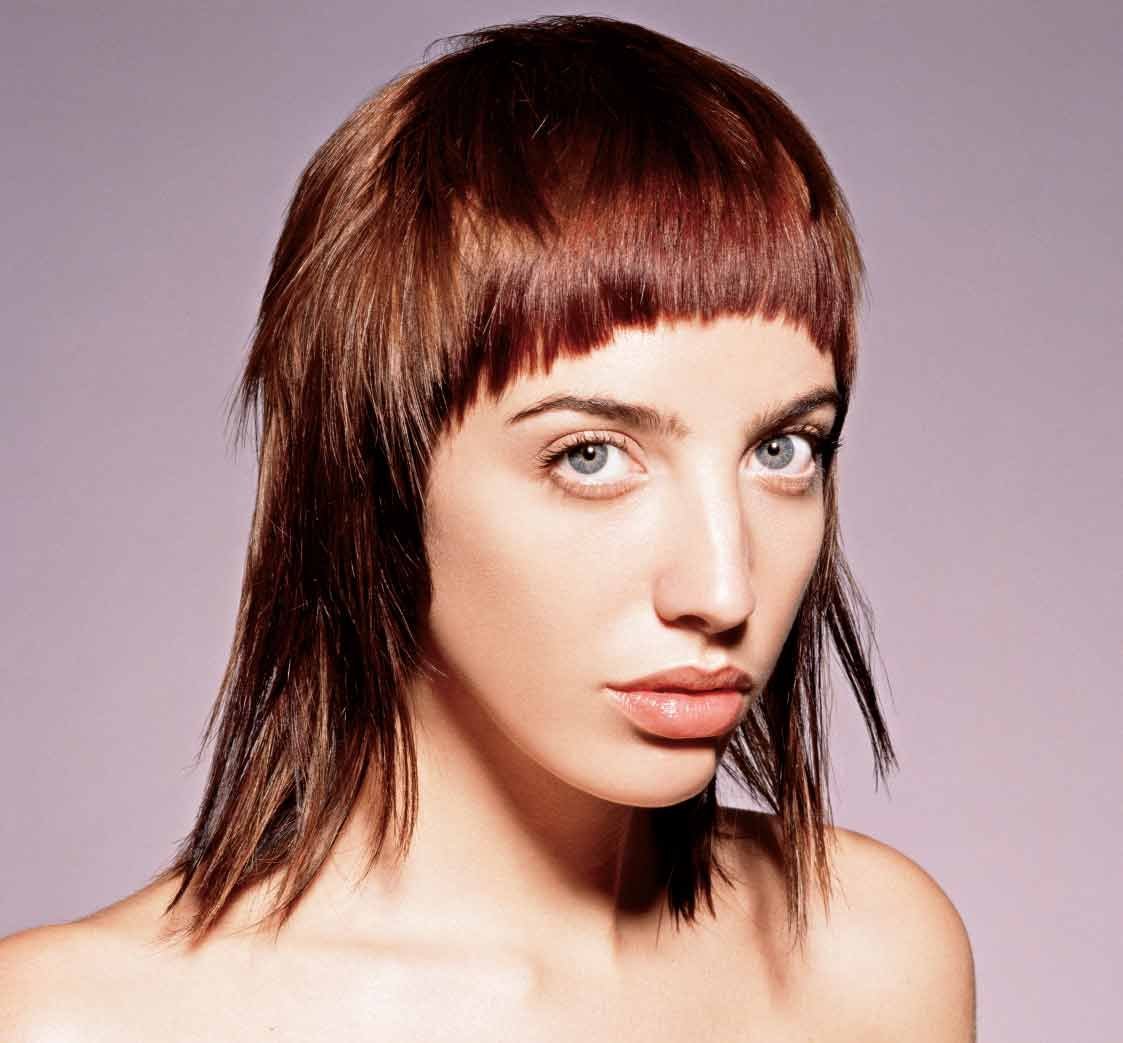 Каскад маллет стрижка