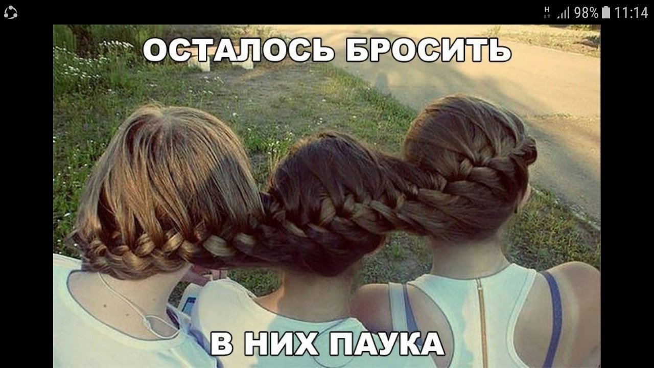 Две девушки прикол. Прическа с косами смешная. Косичка дружбы. Подруги косы. Три девочки в одну косу.