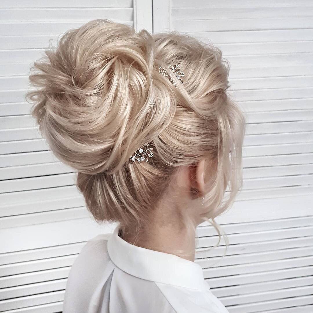 Прическа французский пучок