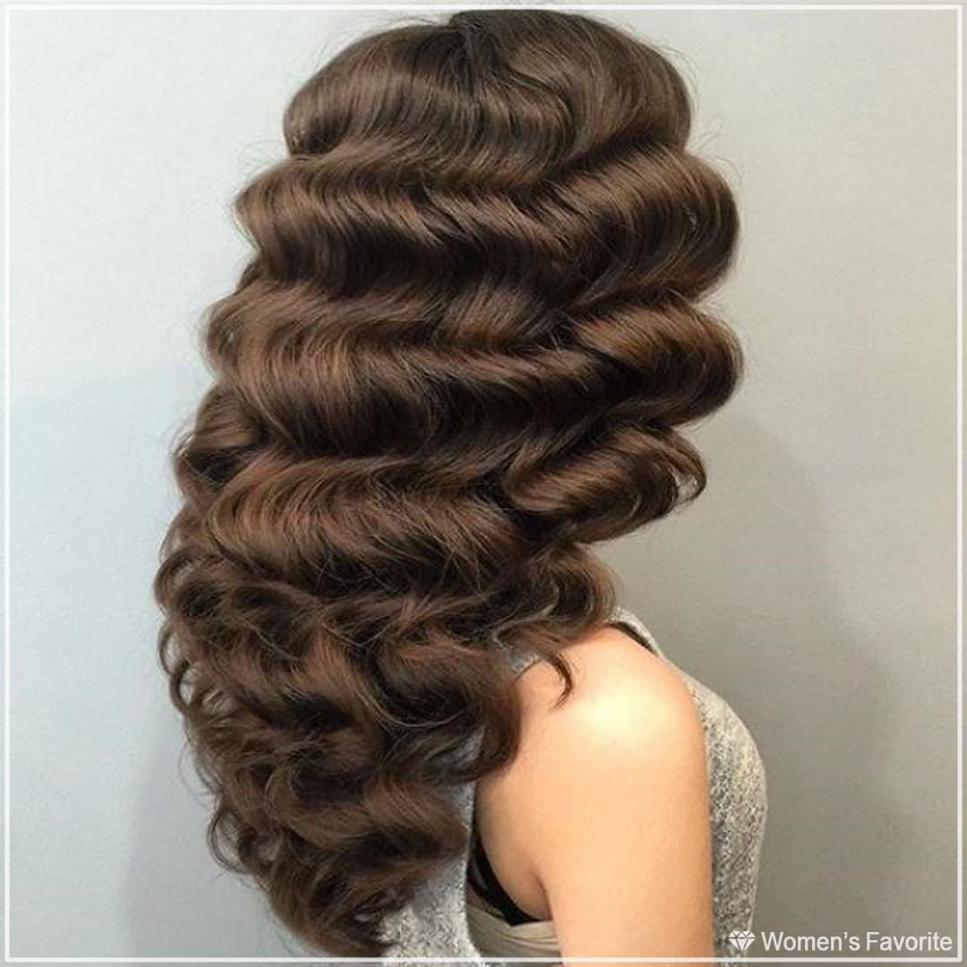 Ретро прически на средние волосы