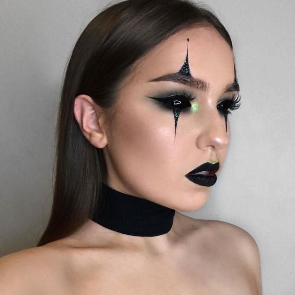 Макияж глаз для Хэллоуина