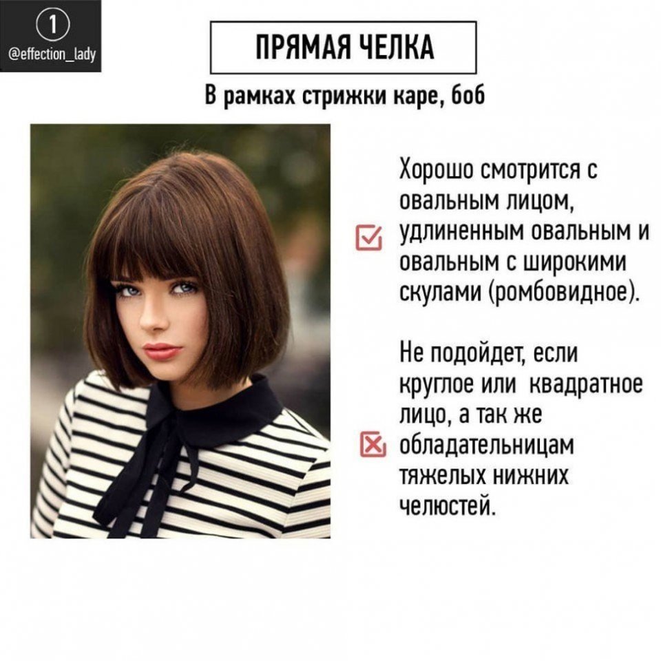 Как выбрать челку