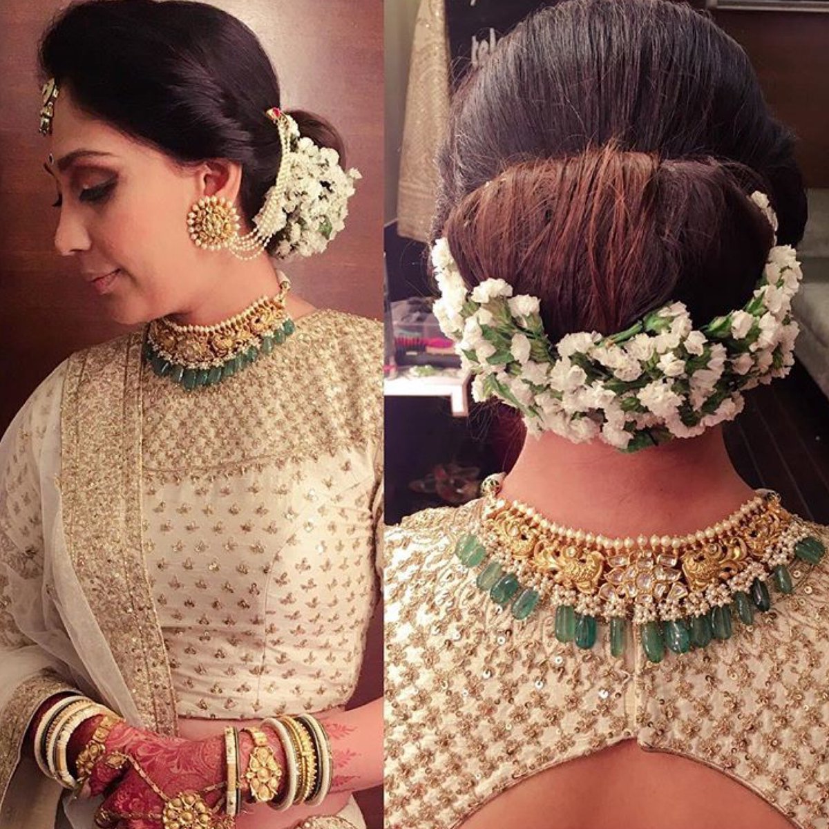 Прическа на индийскую вечеринку