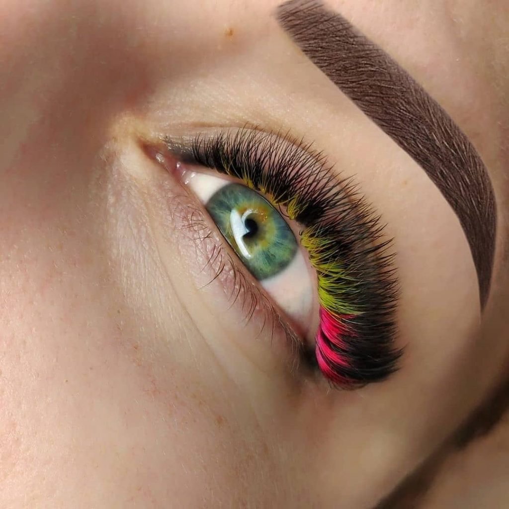 Цветные ресницы