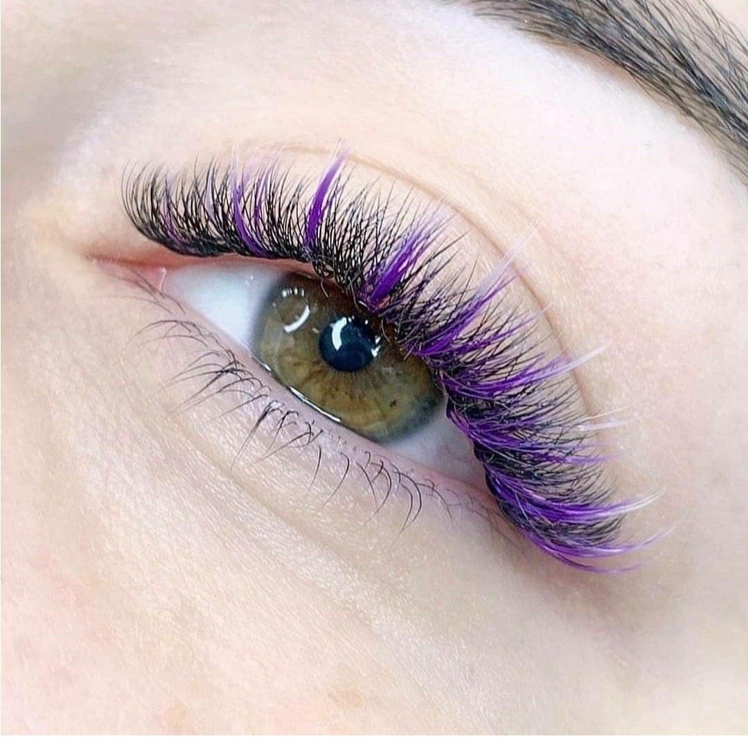 Ресницы наращивание 2д эффект Колибри