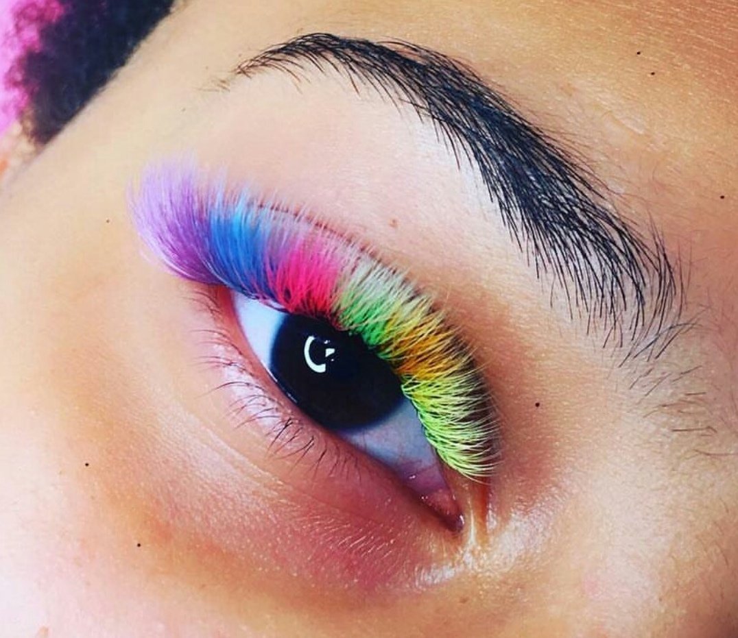 Цветные ресницы