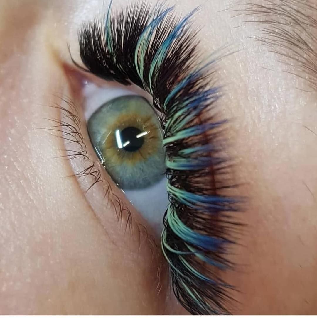 Цветные ресницы