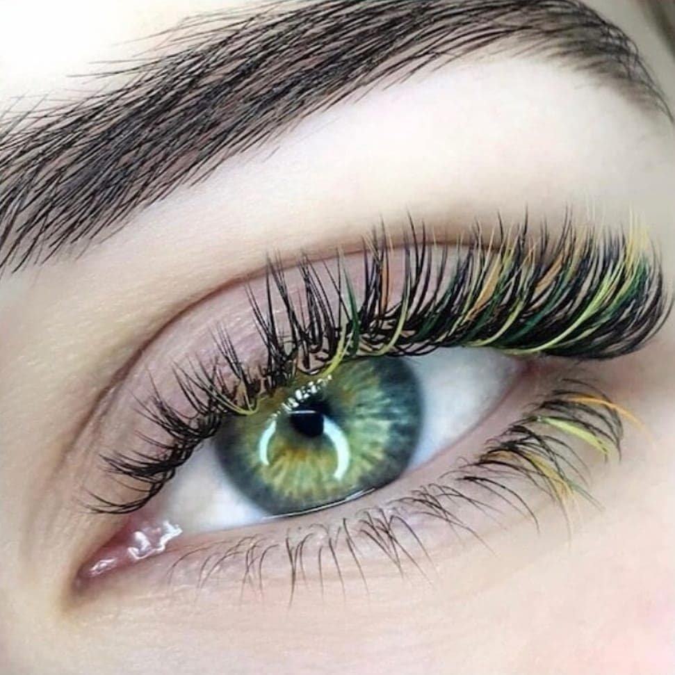 Цветные ресницы