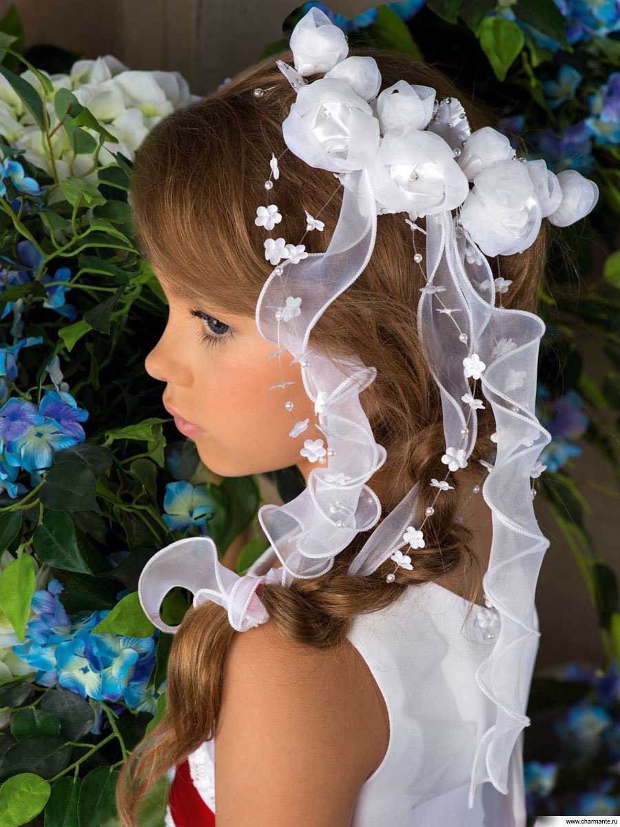 Детские прически с бантиками