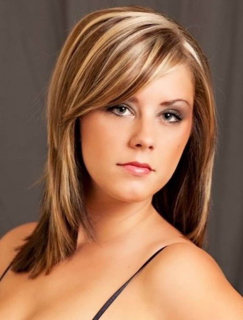 Каскад мелирование блонд