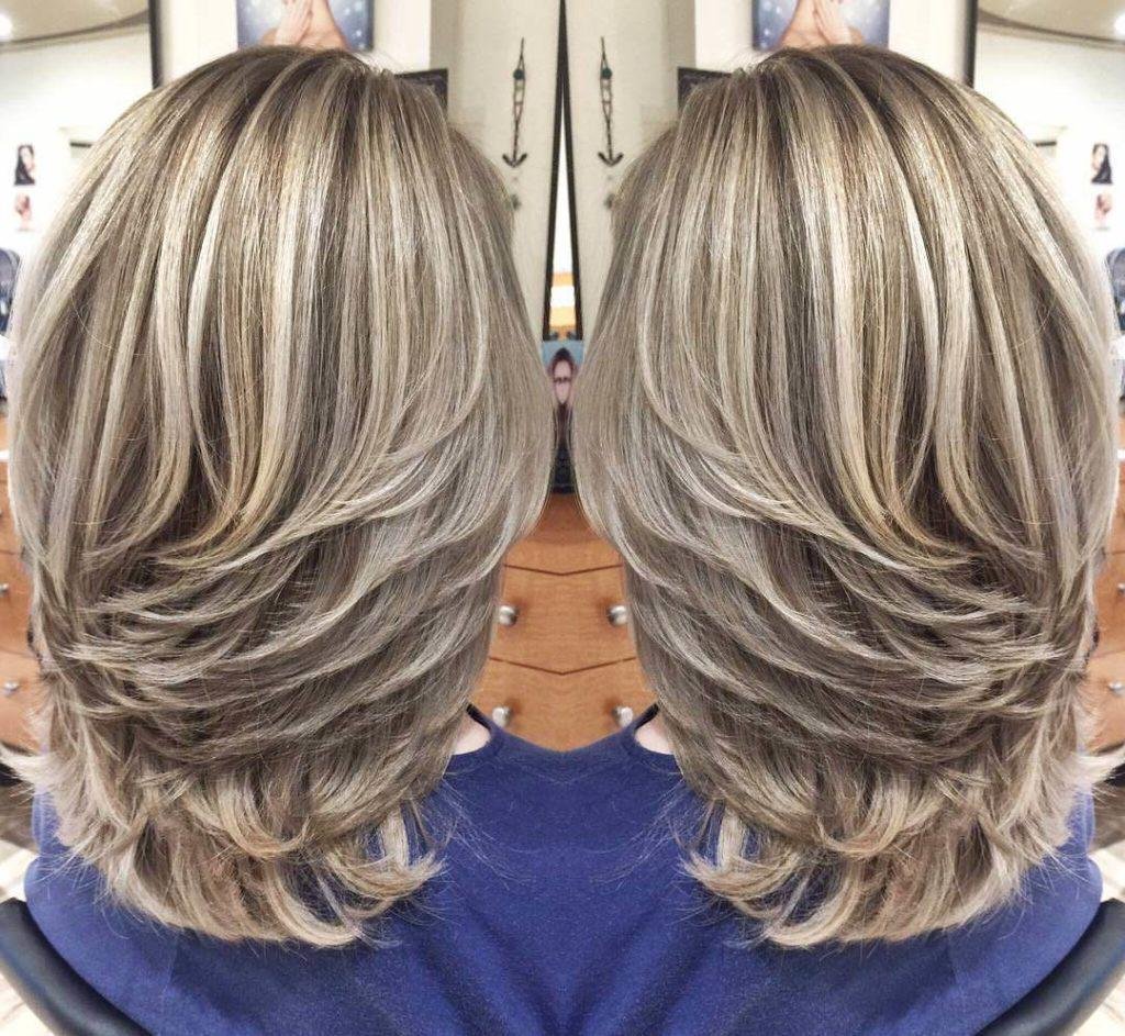Мелирование волос на стрижку Каскад