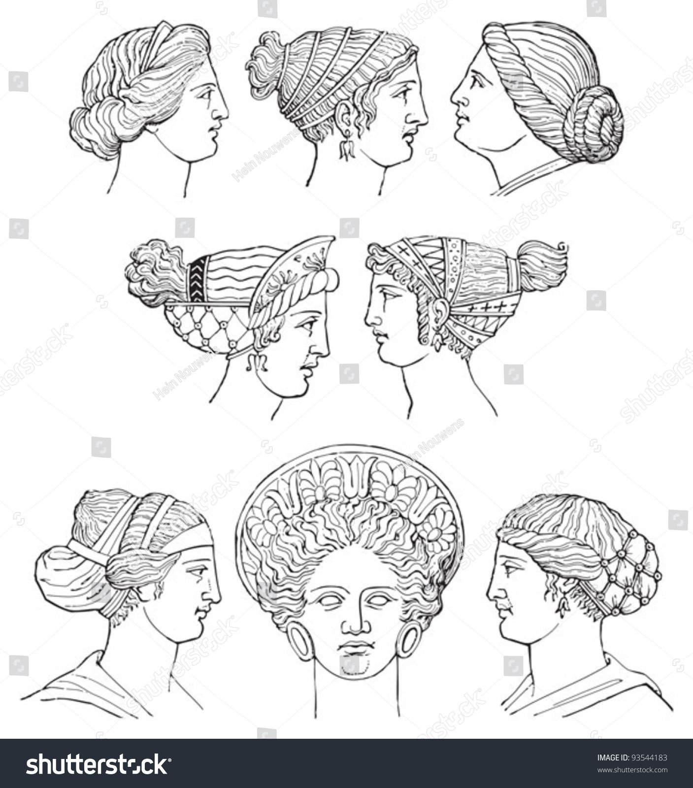 Древнегреческие прически женские - 64 фото