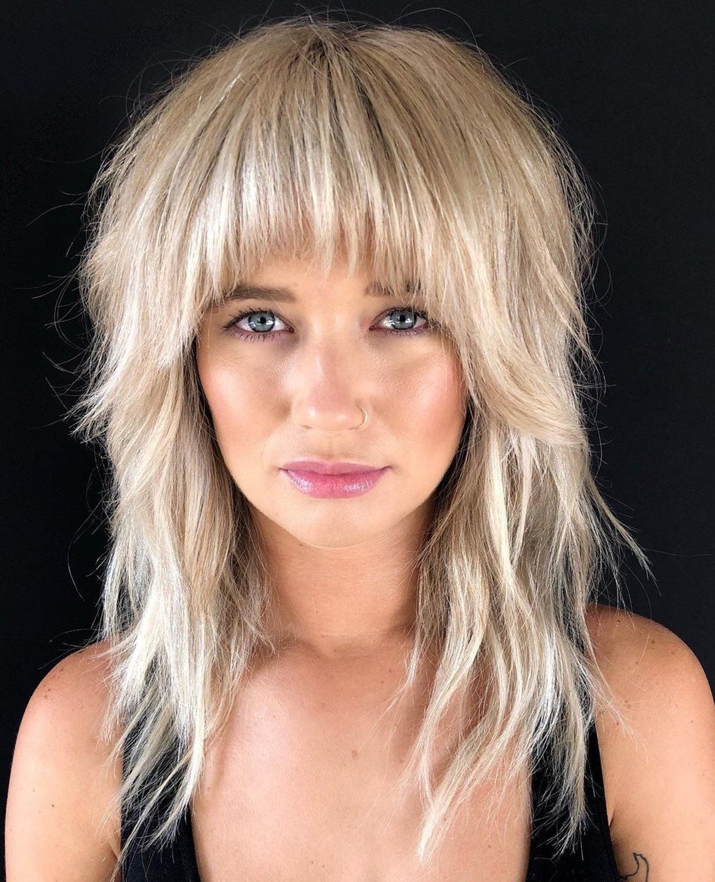 Стрижка Шегги 2020 с челкой