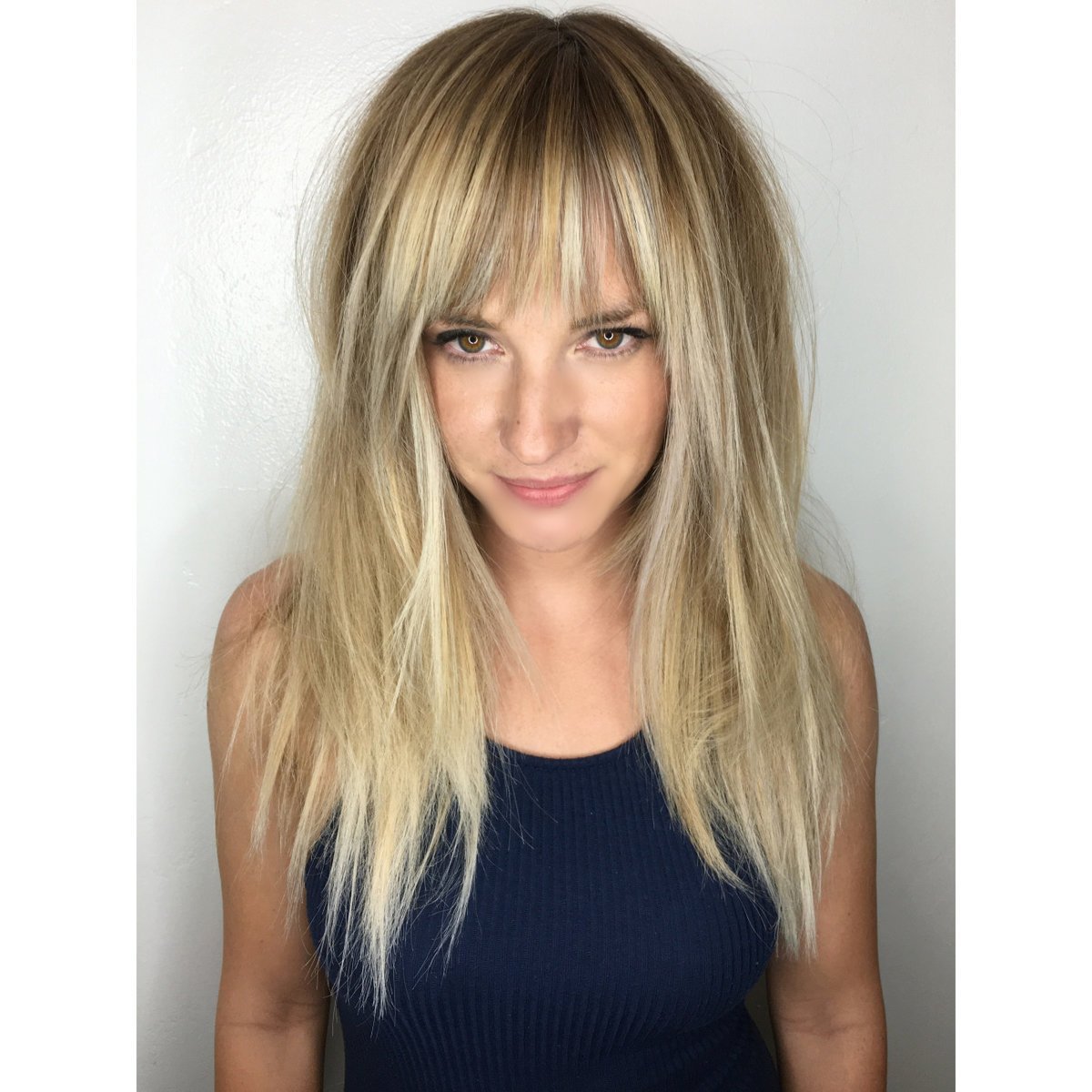 Стрижка рваная лесенка