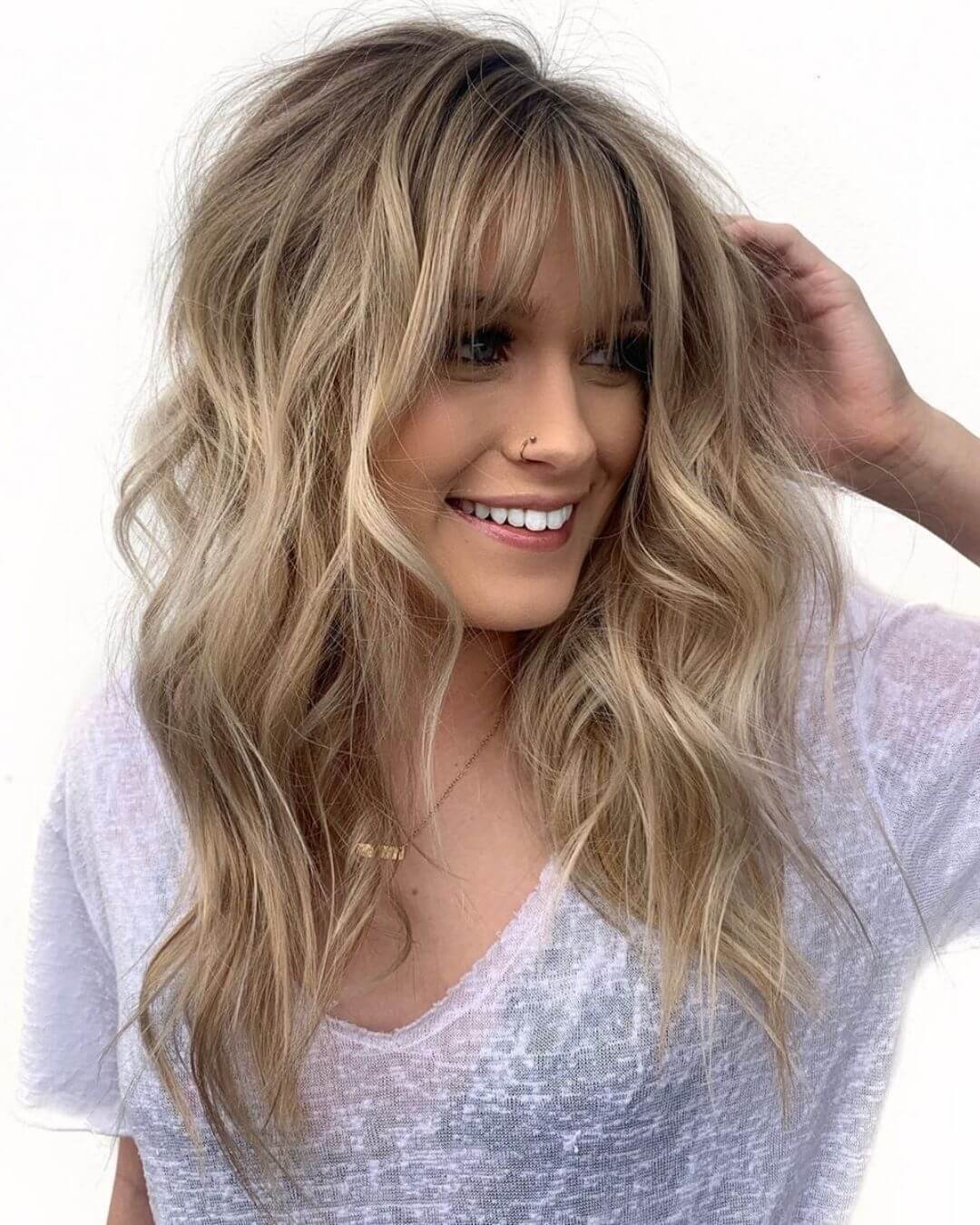 Стрижка Каскад Шегги на длинные волосы