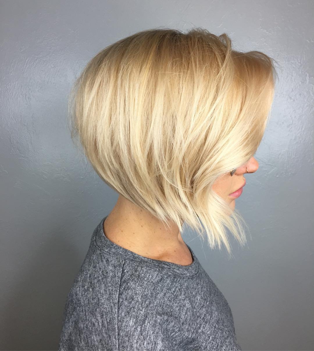 Каре Боб с градуированной макушкой