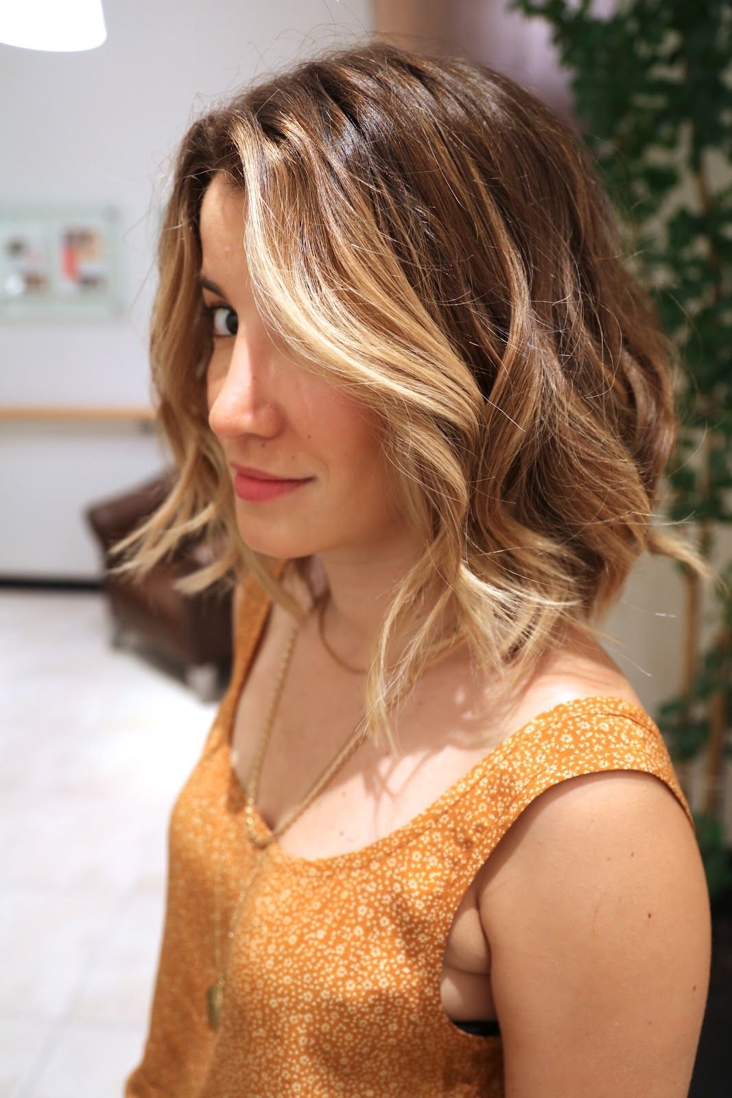 Мелирование с челкой