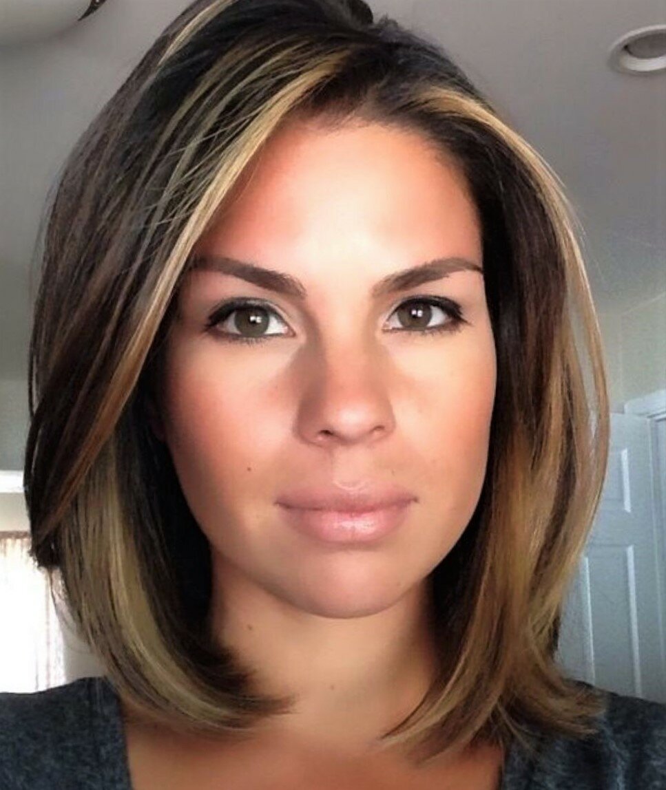 Стрижка каре Боб мелированные