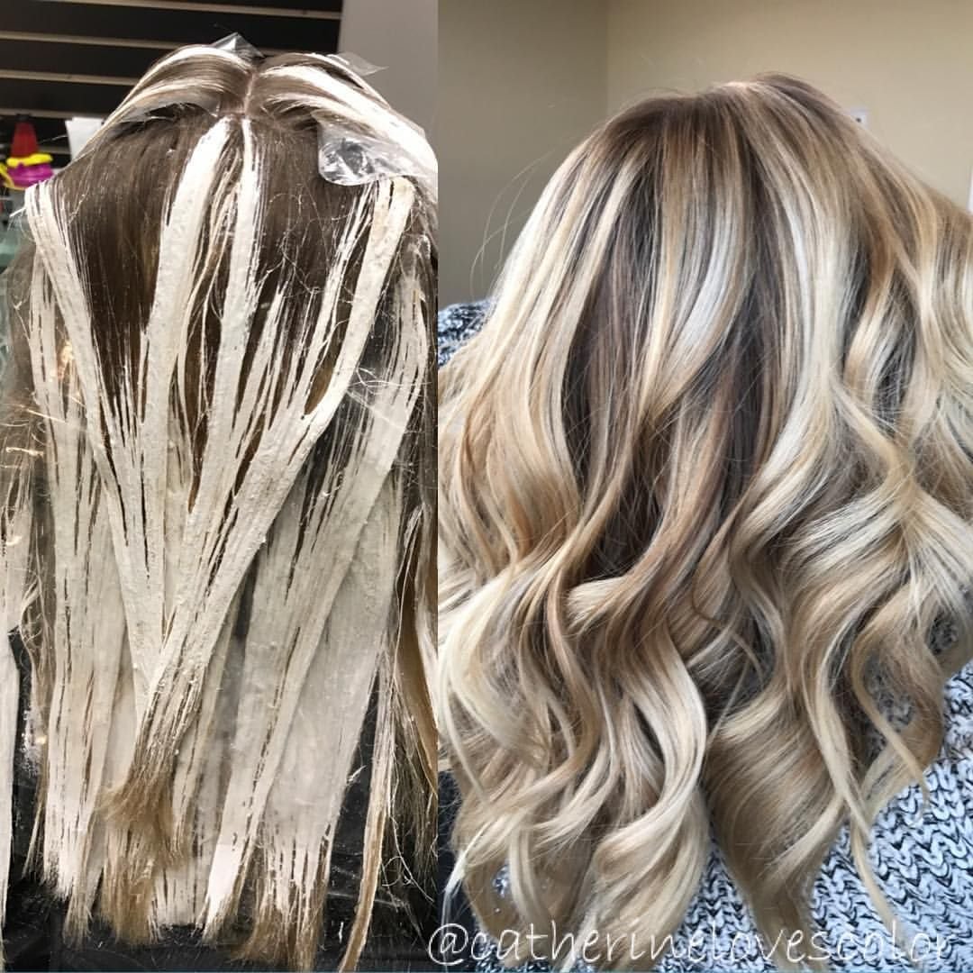 Вуальное мелирование