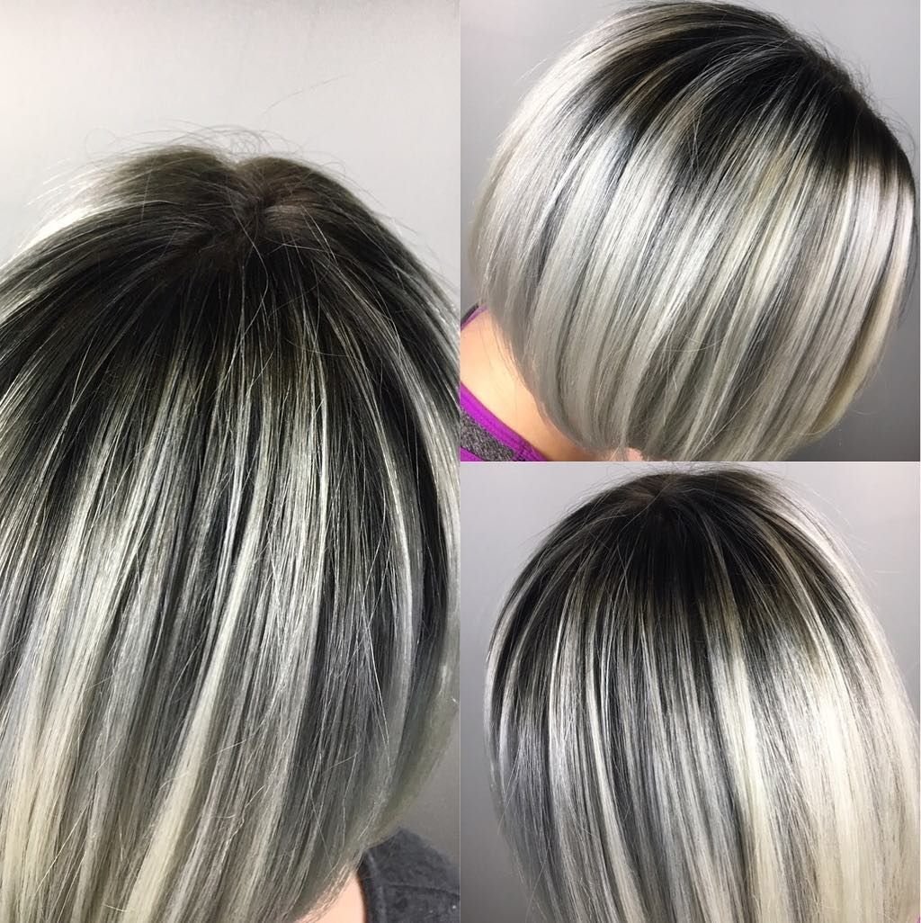 Пикси Боб окрашивание блонд