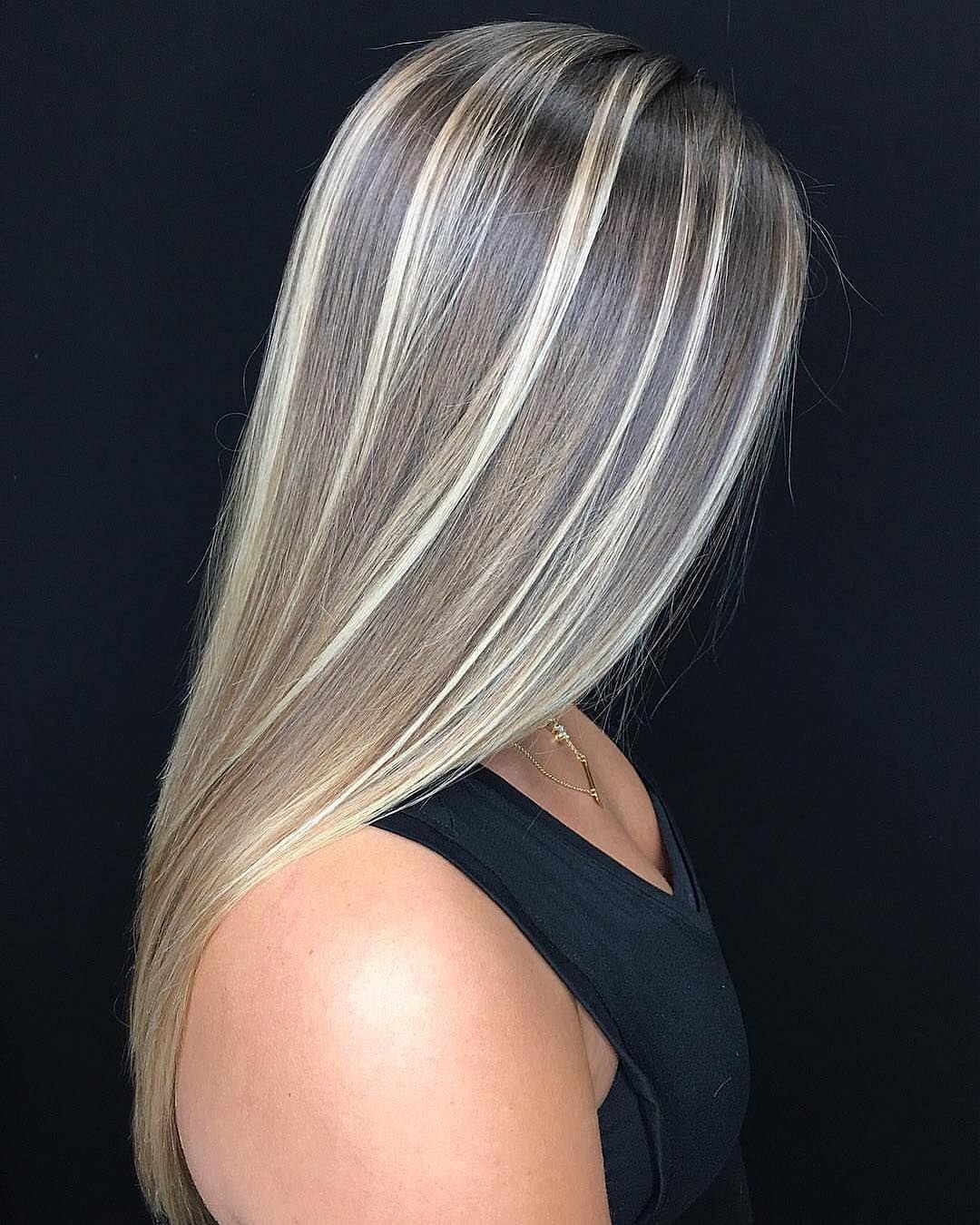 Вуальное мелирование