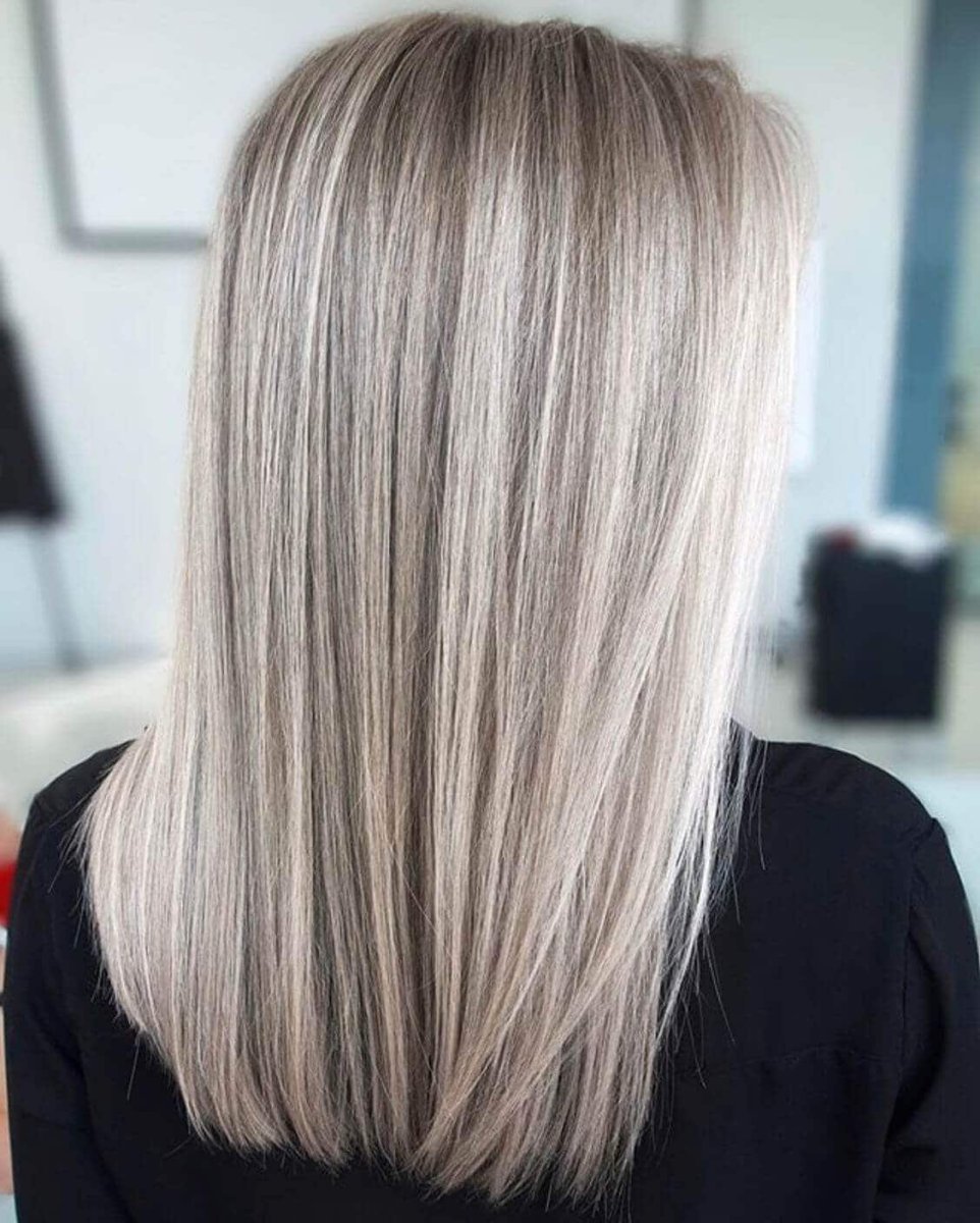 Частое мелирование на длинные волосы