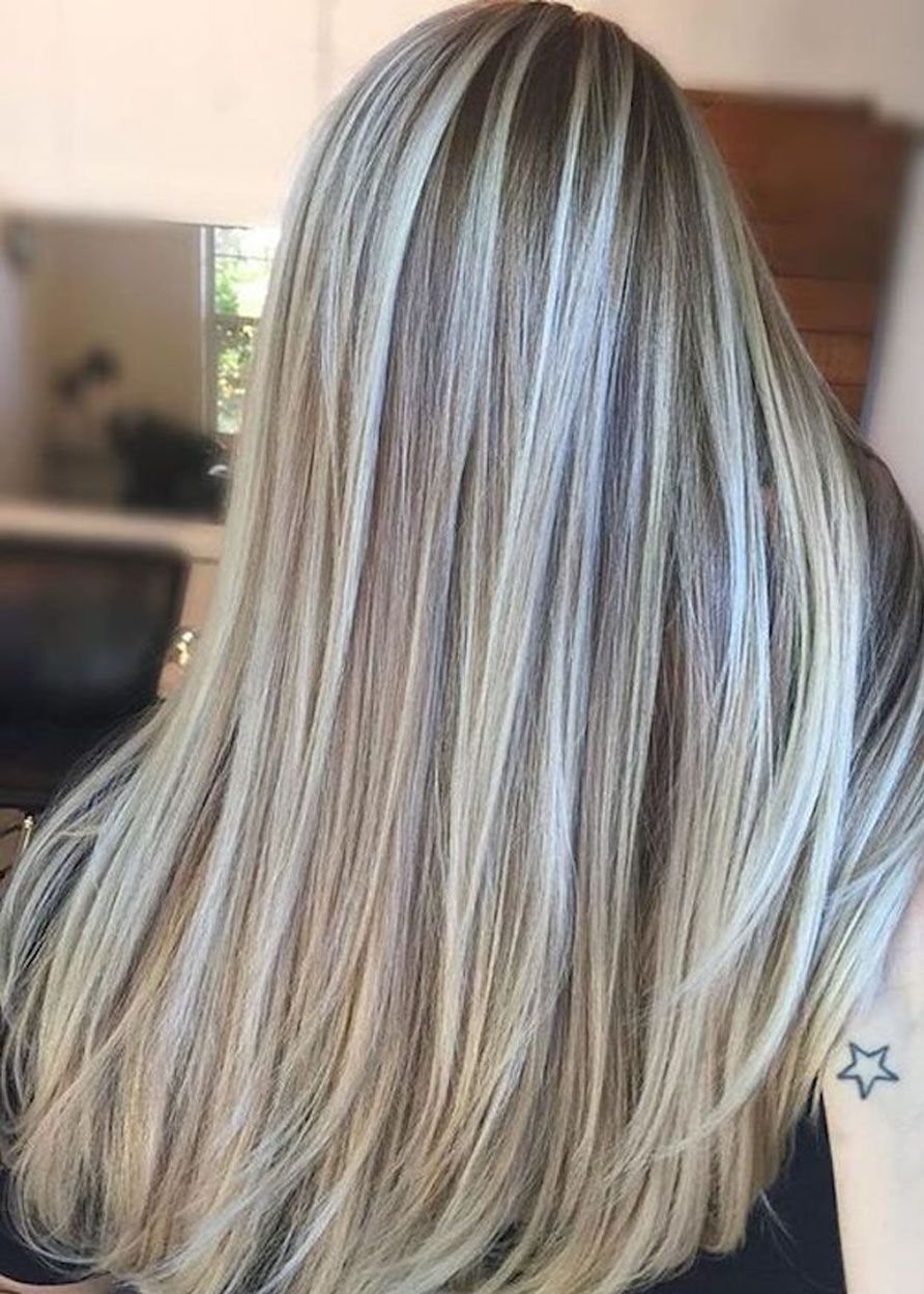 Вуальное мелирование