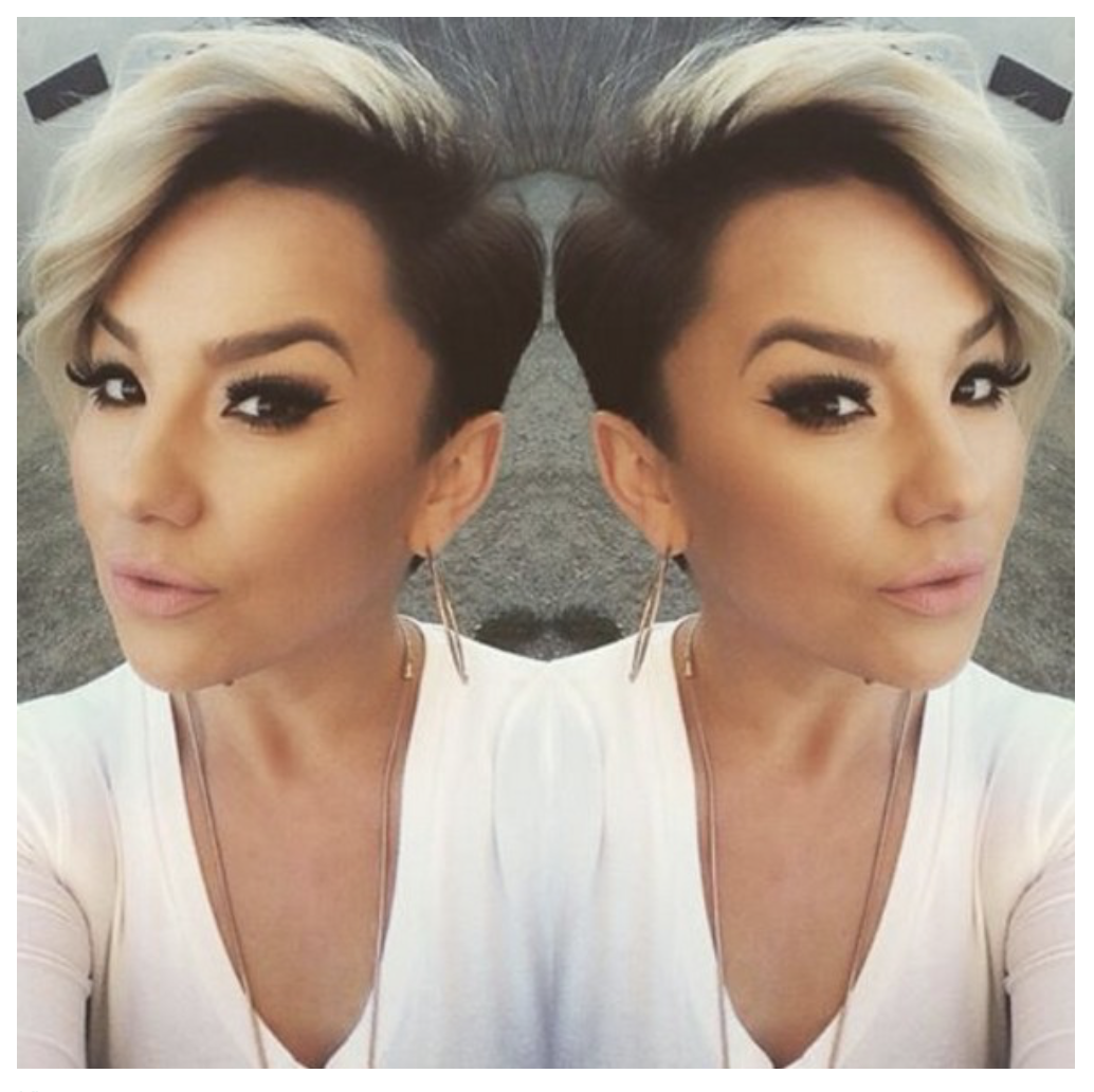 Окрашивание на Пикси с темными корнями короткие