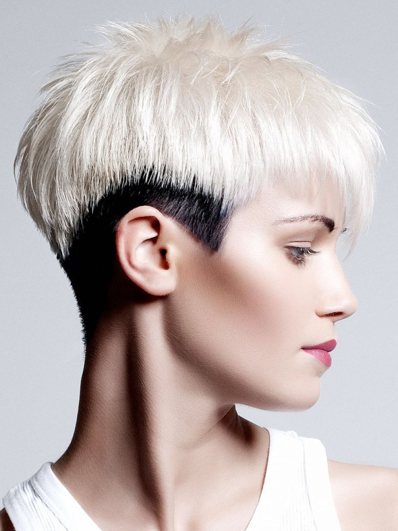 Мелирование Пикси андеркат